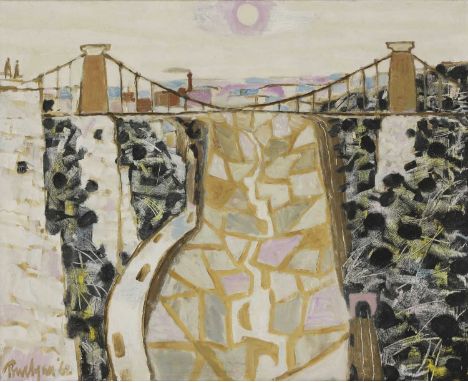 *Julian Trevelyan RA (1910-1988)Clifton Suspension Bridgesigned and dated 'Trevelyan '62' l.l., inscribed with title on stret