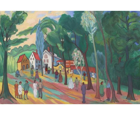 *John Melville (1902-1986)'The Lost World'inscribed as titled verso, oil on canvas103 x 153cm*Artist's Resale Right may apply