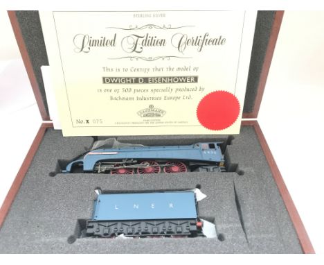 A Boxed Bachmann 00 Gauge Dwight D Eisenhower in Presentation Box.