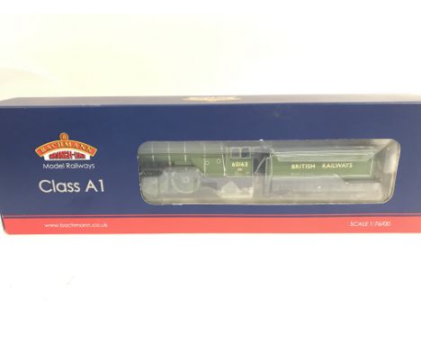 A Boxed Bachmann 00 Gauge A1 Class 60163 Tornado British Railways Apple Green #32-550A.