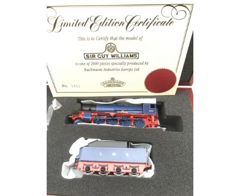 A Bachmann 00 Gauge Sir Guy Williams locomotive in Presentation Case.