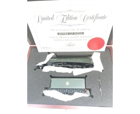 A Bachmann 00 Gauge Limited Edition Empire Of India in Presentation Case.