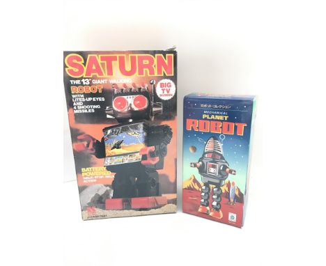 A Boxed Saturn Robot and a Mechanical Robot. No Reserve.