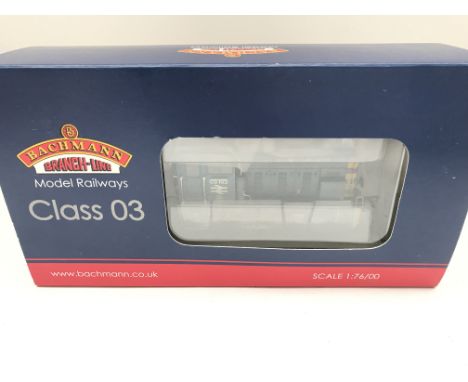 A Boxed Bachmann 00 Gauge Class 03 Diesel Shunter 03162 BR Blue (Weathered). #32-362 DCC.