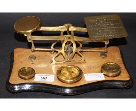 A small set of postal scales and weights