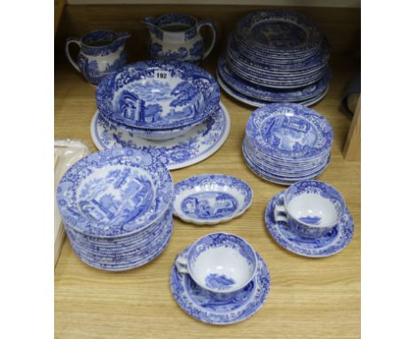 A collection of Spode china