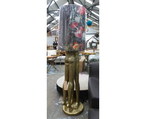 THE LOVER'S FLOOR LAMP, with bohemian style shade, 156cm H. 
