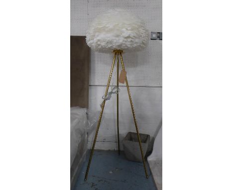 FEATHER CLOUD FLOOR LIGHT, contemporary, 170cm H. 