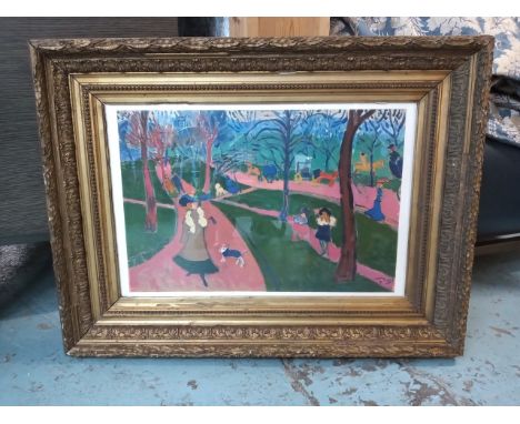 ANDRE DERAIN 'Paris', 1972, lithograph, edition of 1000, ref. Mourlot, 45cm x 60cm, framed and glazed. (Subject to ARR - plea