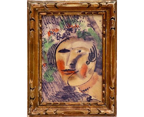 MARC CHAGALL 'Apollinaire', 1976, off set lithograph, printd by Atelier Mourlot, edition 250, suite 'Les ateliers de Chagall'