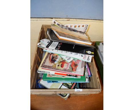 Mixed box to include farm magazines and books together with various tools