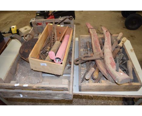 Mixed lot of various vintage tools and wood working tools
