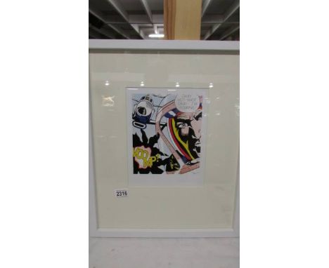 Roy Lichtenstein (1923-1997) Print entitled 'Okay Hot Shot' published in the Netherlands circa 1990s