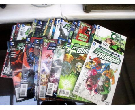 DC comics, Green Lantern corps and Green Lantern New Guardians comics (approx. 45)