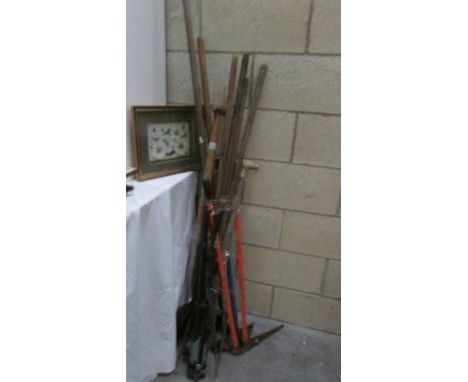 A good lot of garden tools.