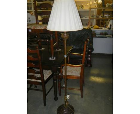 A vintage standard lamp.