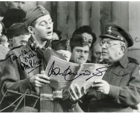 Ian Lavender signed Dad's Army 10x8 black and white photo. Lavender (born 16 February 1946) is an English stage, film and tel