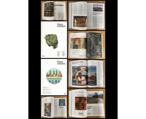 Collection of 2 Books Art, Frieze Masters 2017 Catalogue no 6 from Deutsche Bank (Frieze Art Fairs) Softback Book published b