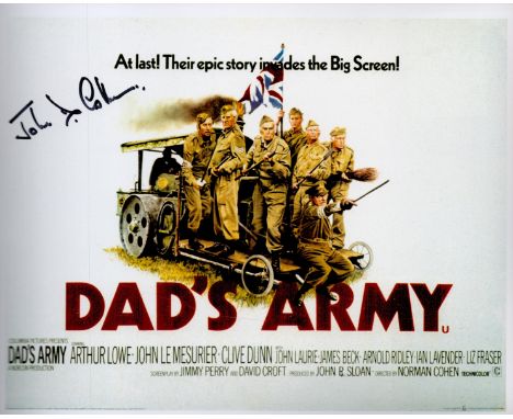 John D Collins signed 10x8 Dad's Army photo. All autographs come with a Certificate of Authenticity. We combine postage on mu