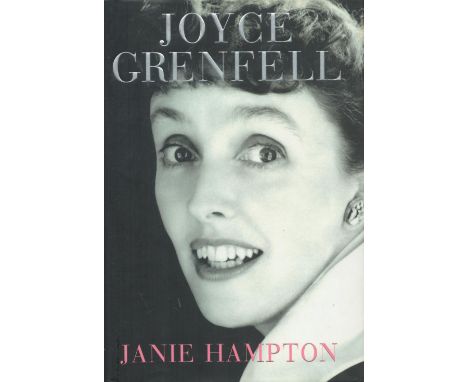 Joyce Grenfell by Janie Hampton signed by Hampton and comes with an original 2002 celebration dinner menu for her at the Garr
