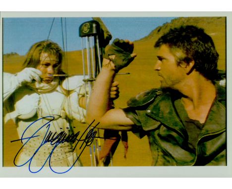 Virginia Hey signed 7x10 Mad Max 2 signed coloured photo. Hey is an Australian actress, known for her role as Pa'u Zotoh Zhaa