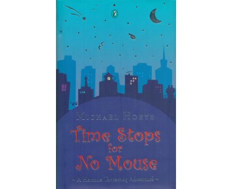 Michael Hoeye signed Time Stops For No Mouse first edition hardback book. Published and copyright 1999. All autographs come w