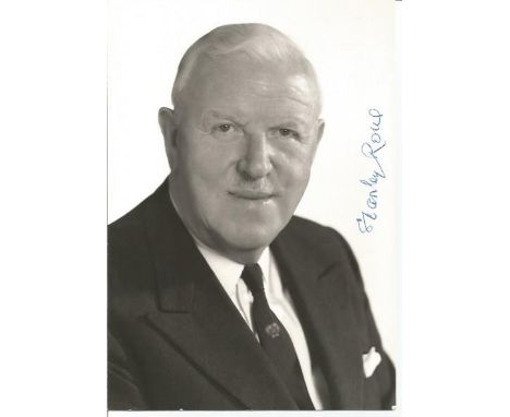 Stanley Rous signed 6 x 4 b/w portrait photo. Good Condition. All signed items come with our certificate of authenticity. We 