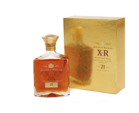JOHNNIE WALKER XR 21 YEAR OLD BLENDED SCOTCH WHISKY
In presentation box, sealed, 750ml
Condition: No obvious condition issues