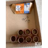 Seven NIBCO Copper 1 3/8 x 1 1/4 Pipe Adapters CxF