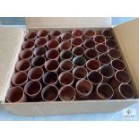 Approximately 90 Streamline Copper Pipe Couplers - 1 3/8