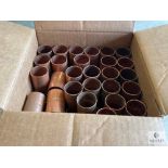 Approximately 100 Streamline Copper Pipe Couplers - 1 3/8