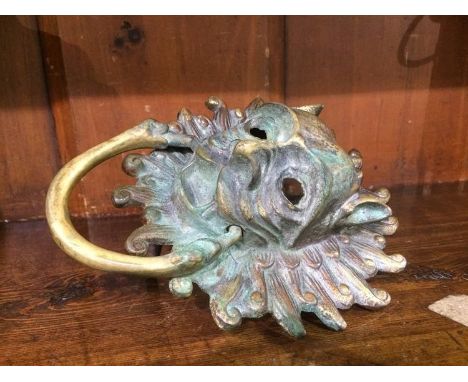 Brass door knocker