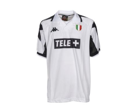 Filippo Inzaghi - Juventus F.C.  - Season 1999-2000 -  Away match shirt, Kappa, short-sleeved, size XL. On the front: embroid