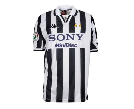 Alessandro Del Piero - Juventus F.C.  - Season 1996-1997  - Home match shirt, Kappa, short sleeves, size XL. Front: embroider