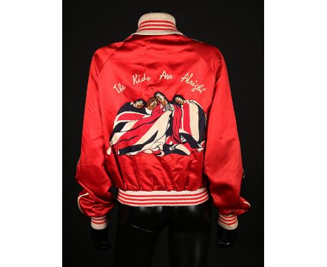 Cannes Festival Promo Jacket for The Who music documentary "The Kids Are Alright" (1979). This embroidered jacket is believed