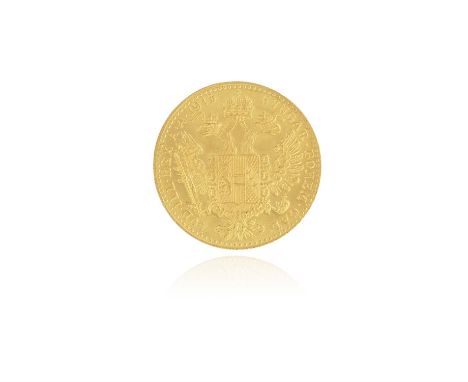 AN AUSTRIAN 1 DUCAT GOLD COIN, 1915, total gross weight approx. 3.5g* This lot is sold without a reserveCondition Report:  Co