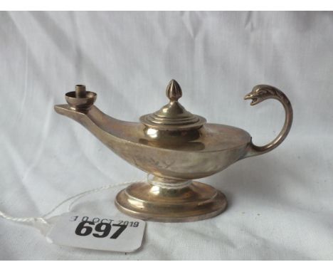 Table lighter in the form of an oil lamp, 3.5” over handle B’ham mod. by BBS        
