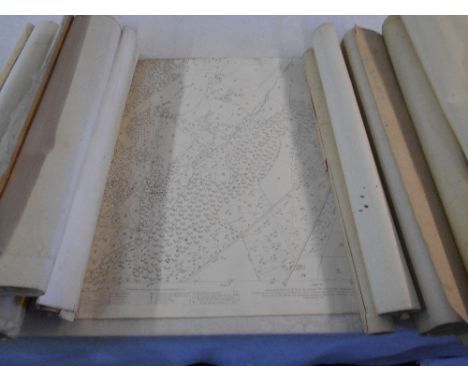 ORDNANCE SURVEY MAPS   19 Devon maps 1/2500 scale 