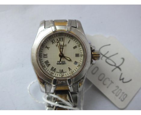 Ladies Tissot metal wrist watch       