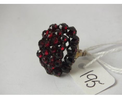 Large antique garnet ring      