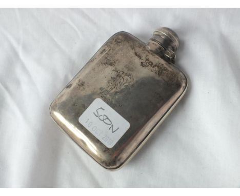 Hand bag flask, 4” high Shef 86g.     