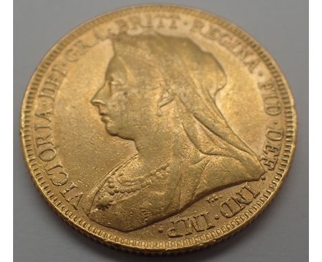 1894 sovereign of Queen Victoria. P&amp;P Group 1 (£14+VAT for the first lot and £1+VAT for subsequent lots) 