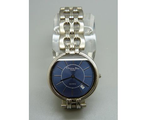 A gentleman's Christian Dior dress wristwatch, 32mm case 