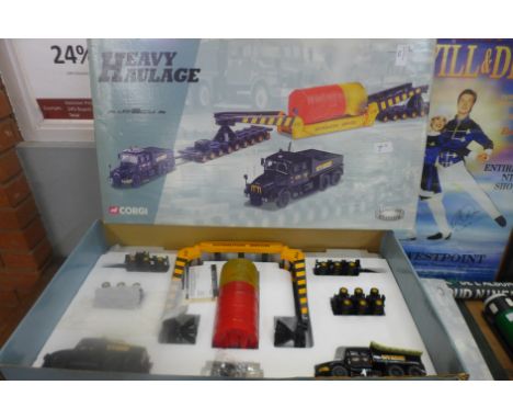A Corgi Heavy Haulage set, Wynns (GEC) set, 18003 
