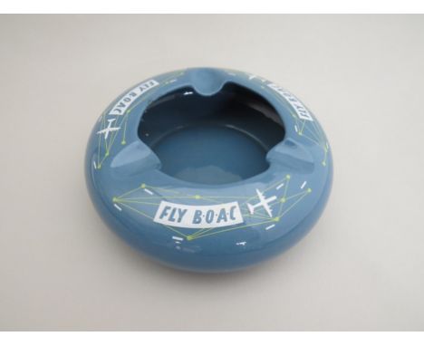 A Copeland Spode B.O.A.C. ceramic ashtray 