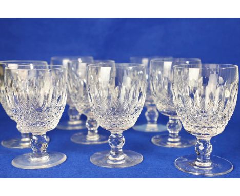 Set of eight Waterford crystal wine glasses, 13.5cm highcondition goodShipping not available on this lot. 