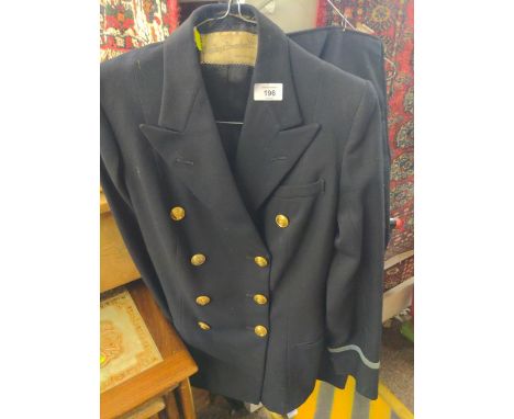 Wrens Naval jacket & skirt, together with a belt with red light 
