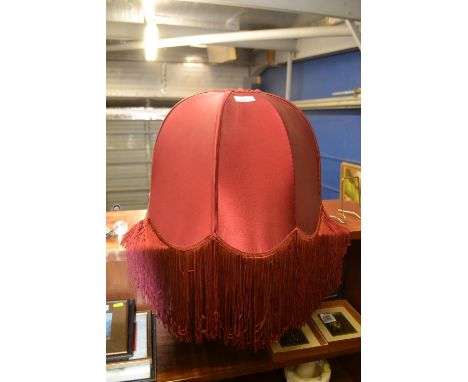 Large Beber style tasselled lamp shade. Dia 41cm x approx H30cmsmall tare 