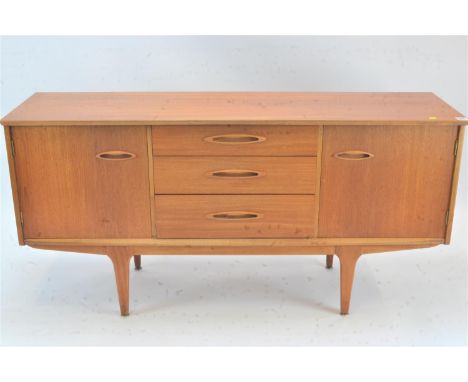 'Jentique Furniture' Sideboard with 2 cupboards and 3 drawers. L152cm x D45cm x H74cmFew light scratches to top. 