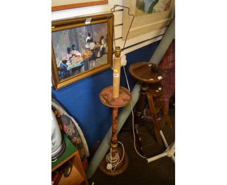 Chinoiserie Lamp - needs re-wiring 